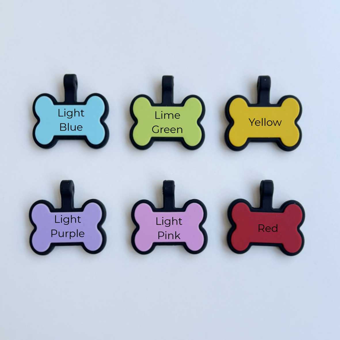 Silicone Pet Tag - Bone