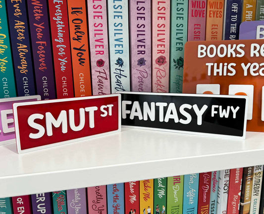 Bookish Street Sign - Romance Rd