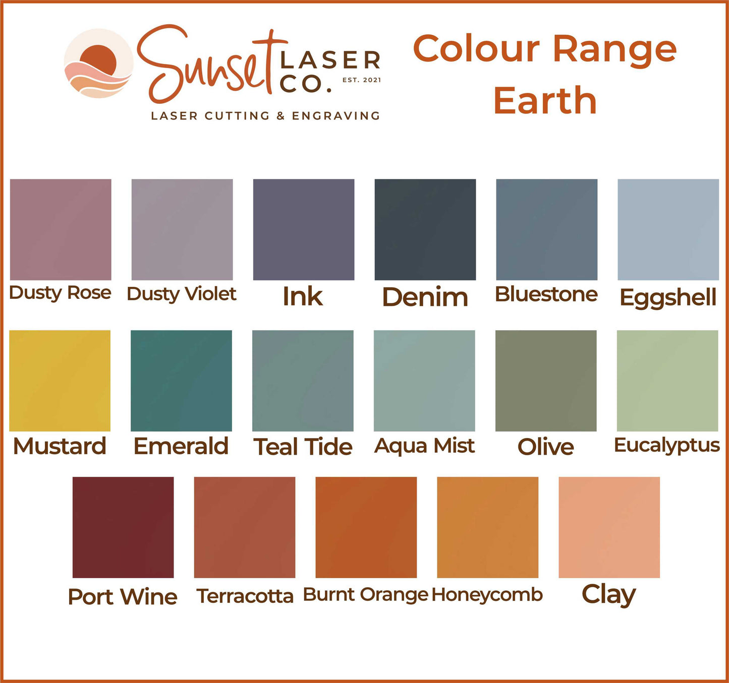 Personalised Kids Art Display Fridge Magnet Colour Range Earth Options