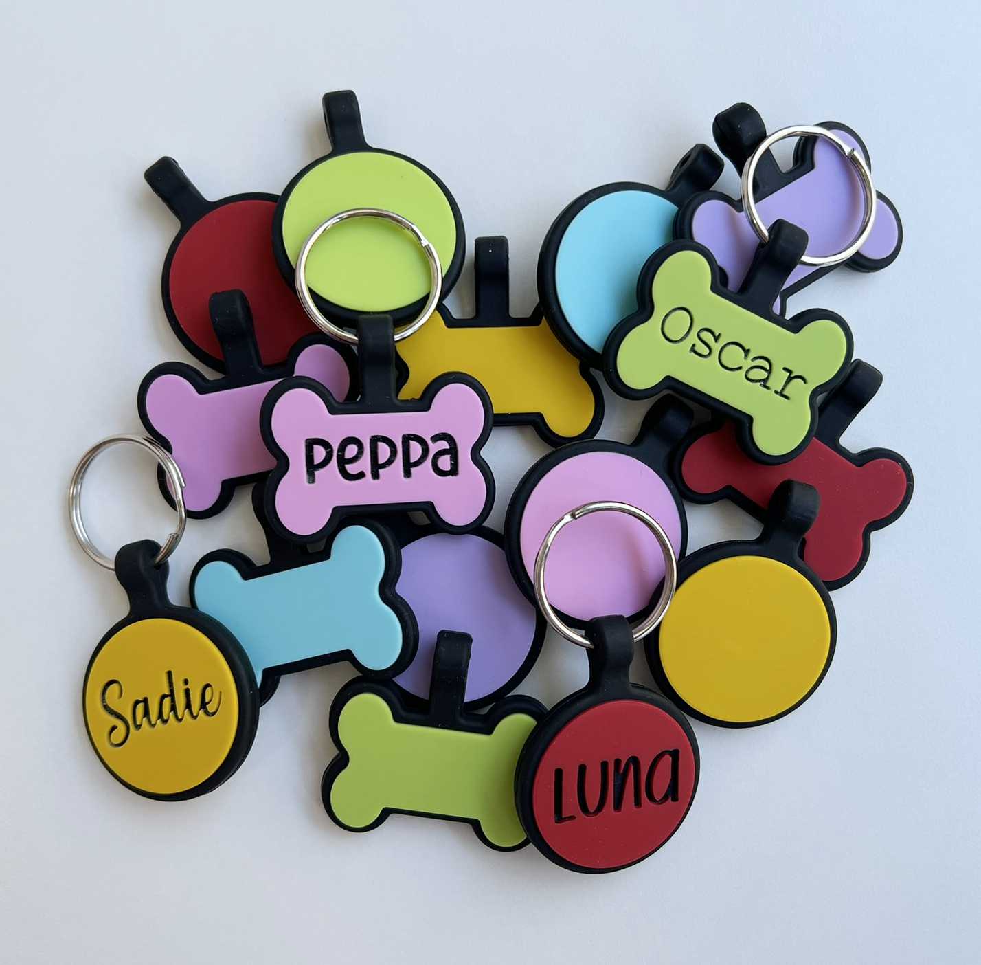 Silicone Pet Tag - Round