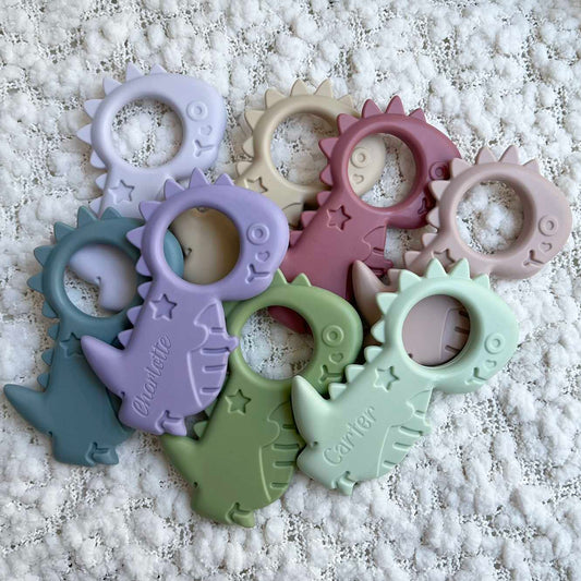 Silicone Baby Teether - Dinosaur