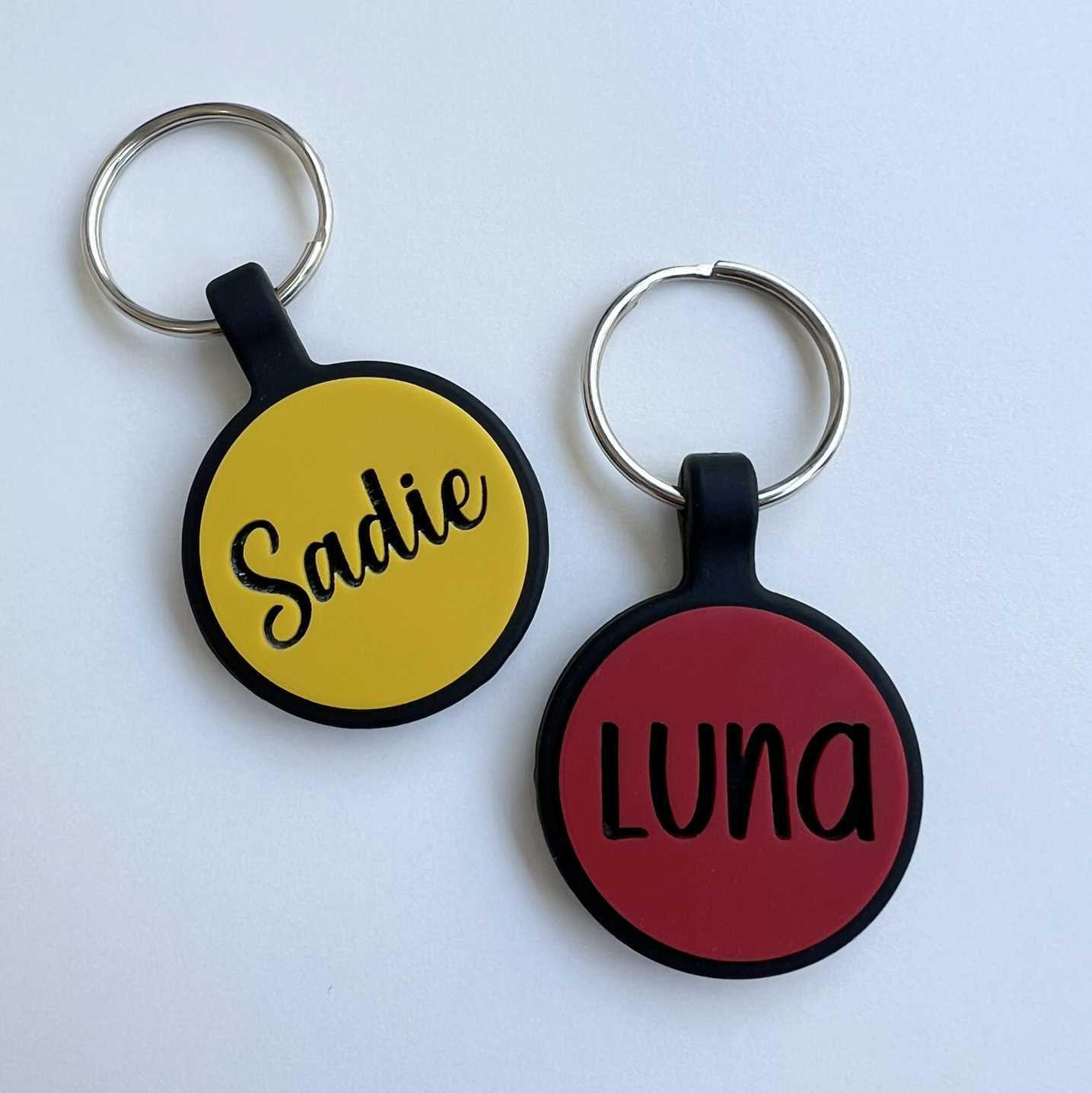 Silicone Pet Tag - Round