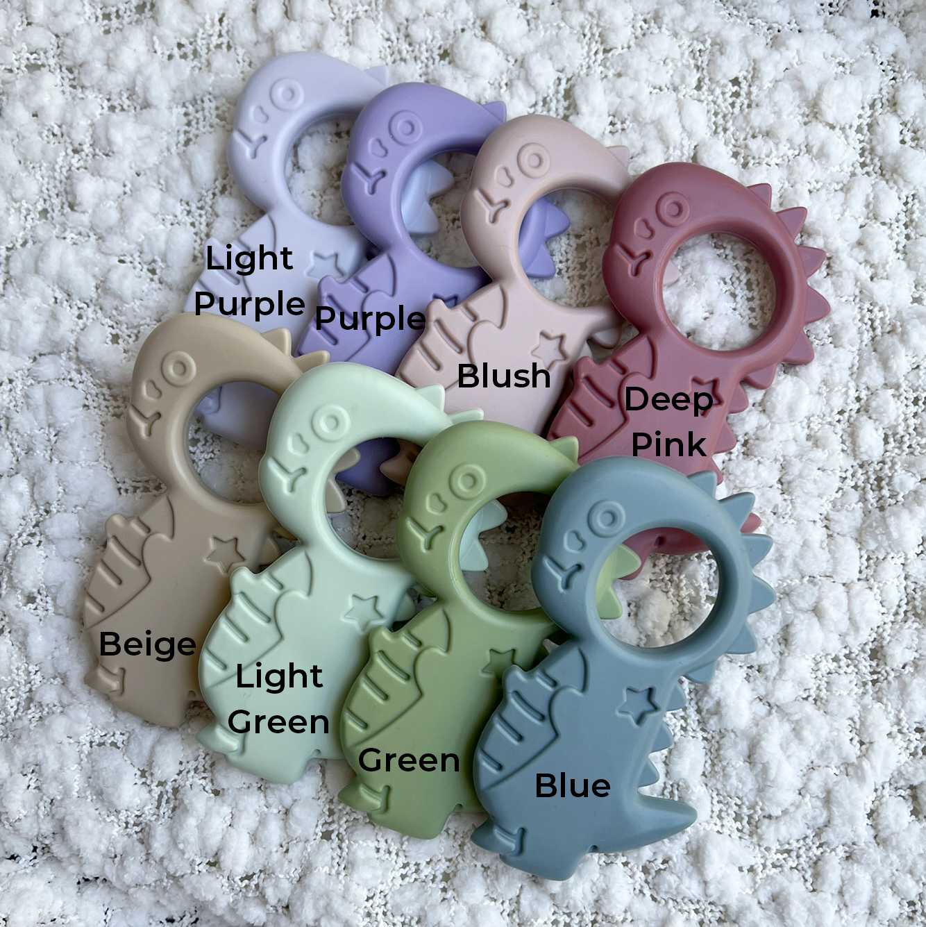 Silicone Baby Teether - Dinosaur