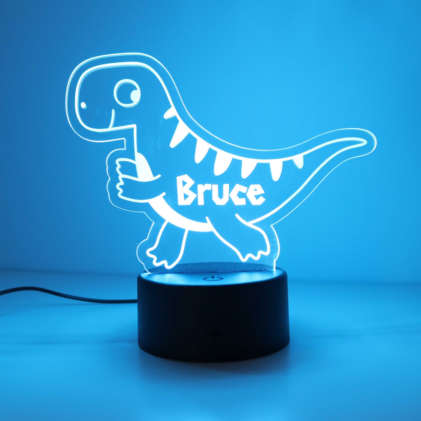 Personalised Dinosaur Kids Night Light