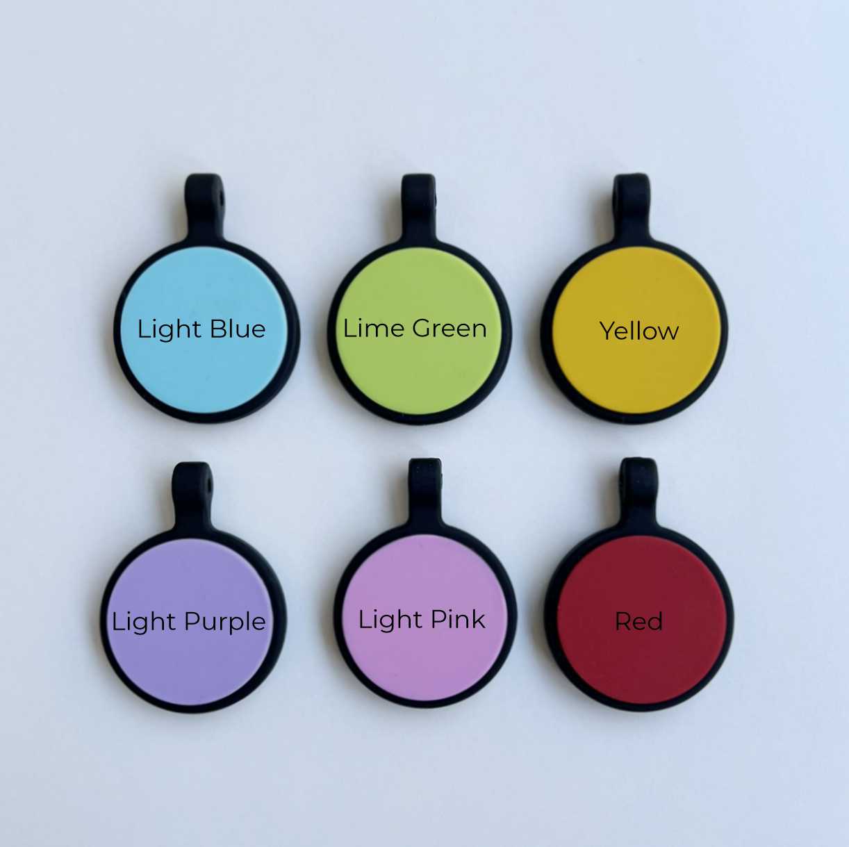 Silicone Pet Tag - Round
