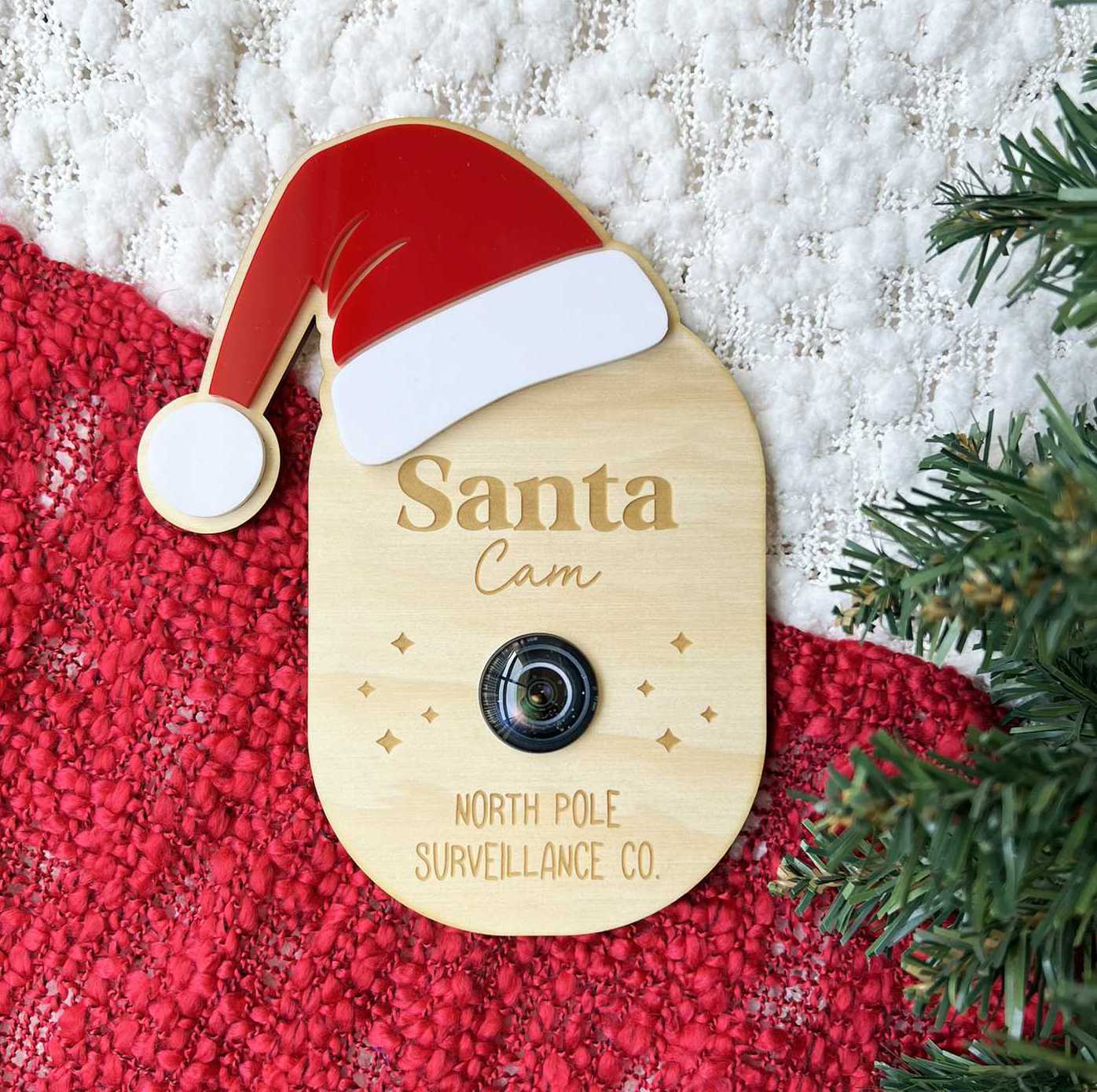 Santa Cam Ornament