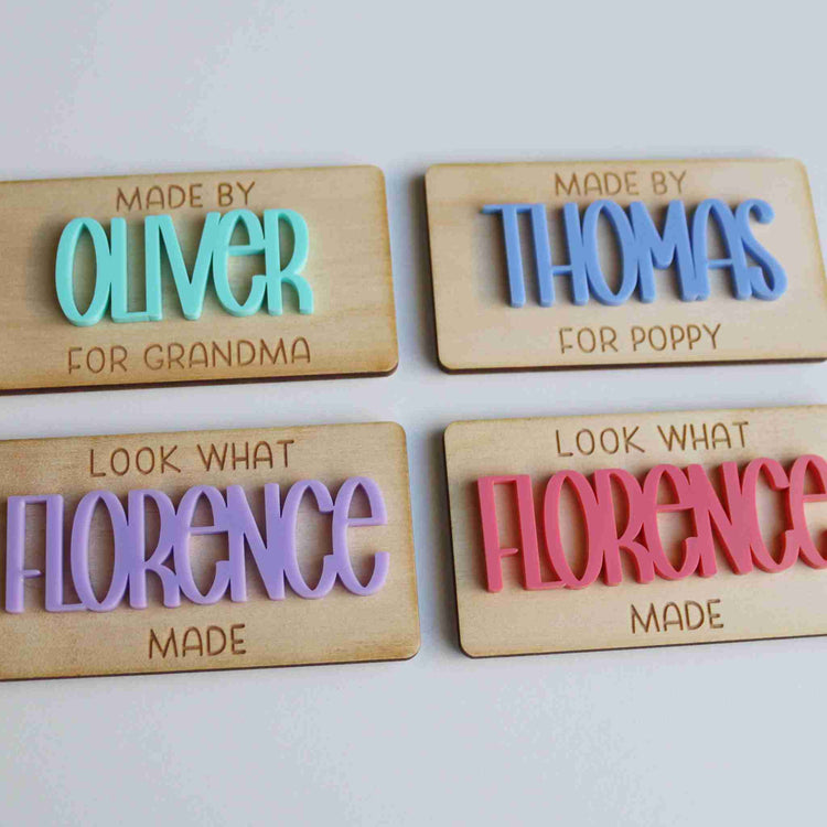 Group image showing 4 variations of Art Magnets 