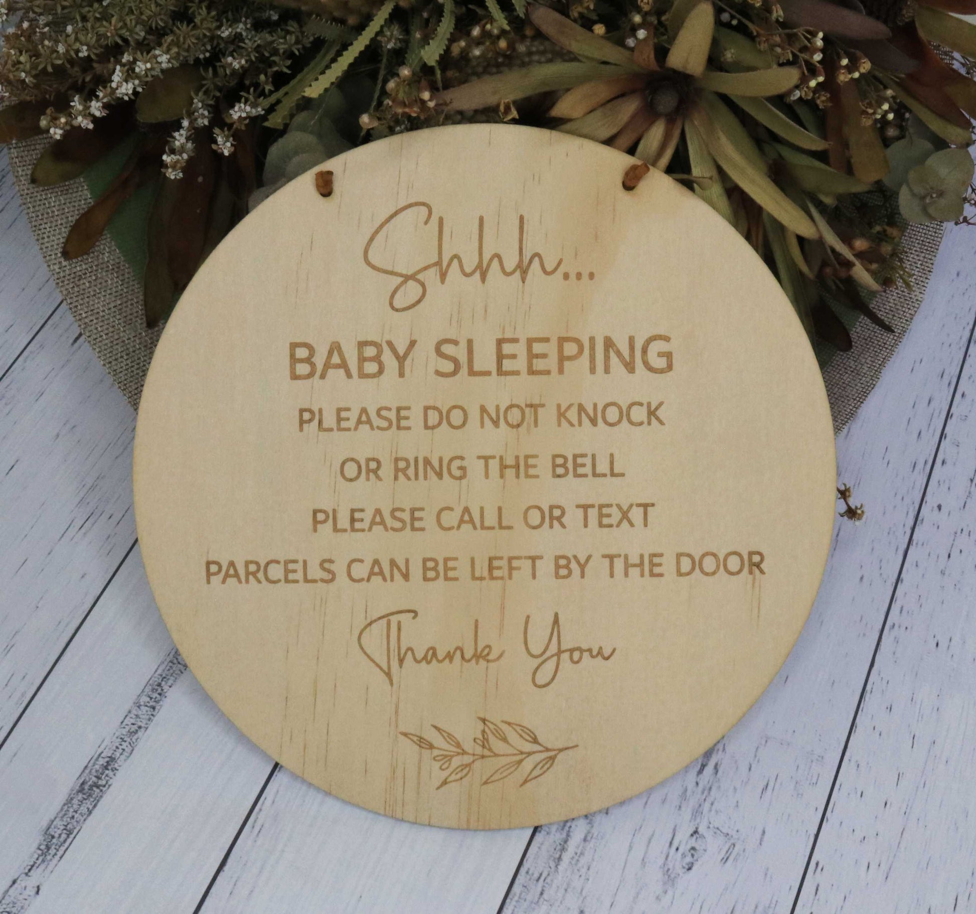 Baby Sleeping Sign