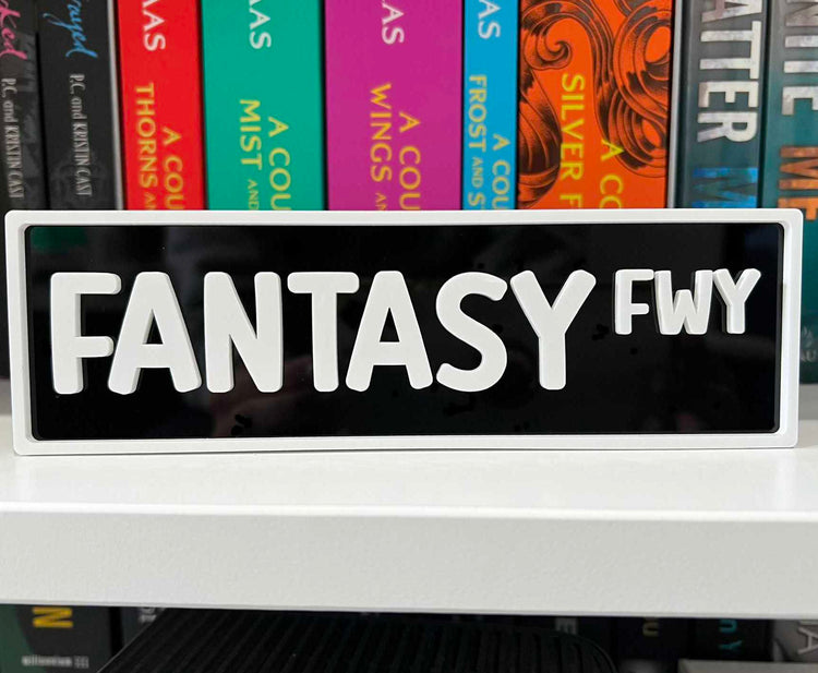 Bookish Street Sign - Fantasy Fwy