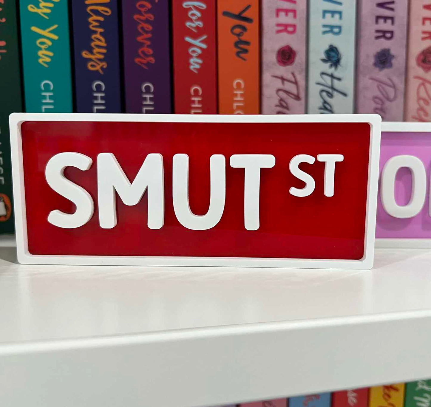Bookish Street Sign - Romance Rd