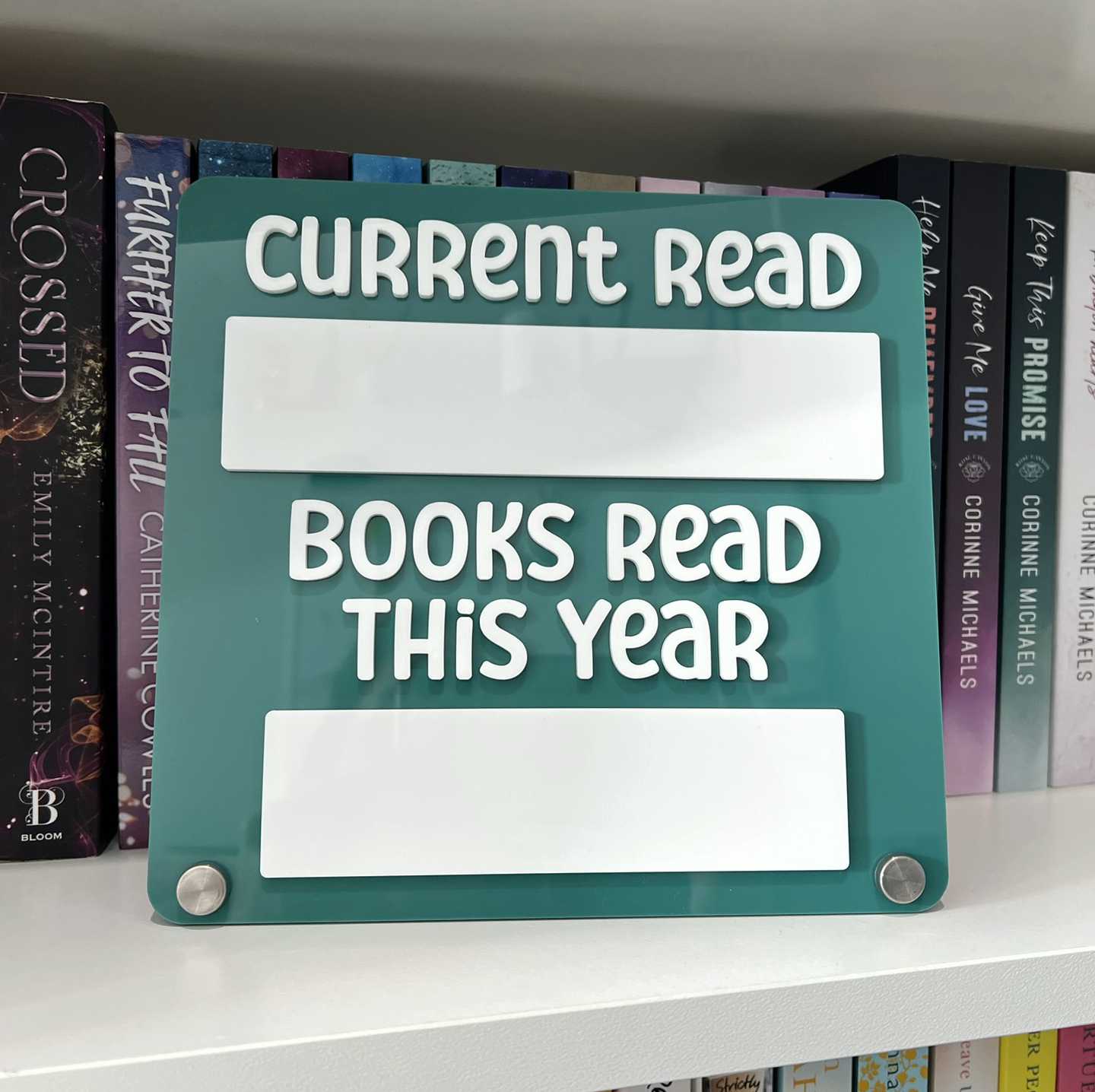 Book Tracker Display Sign