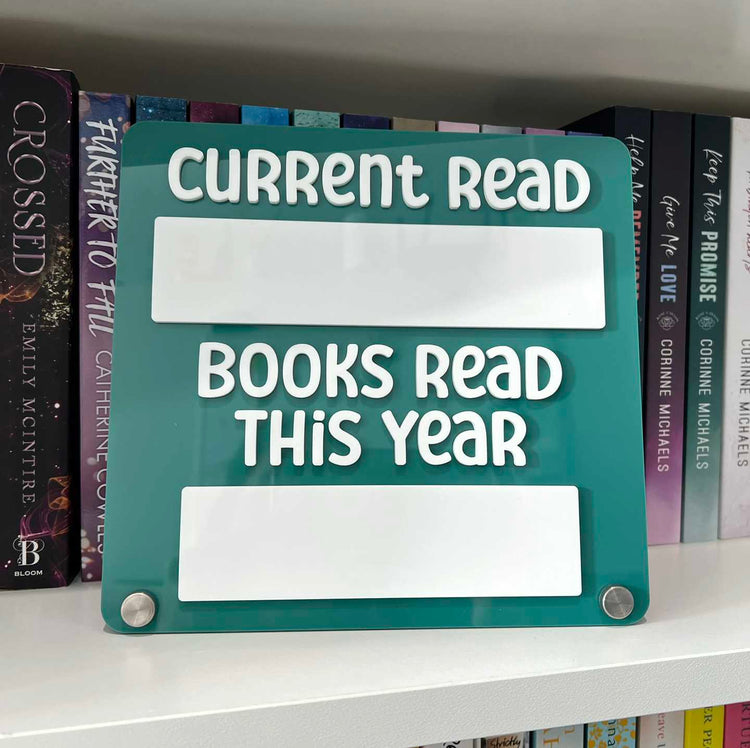 Book Tracker Display Sign