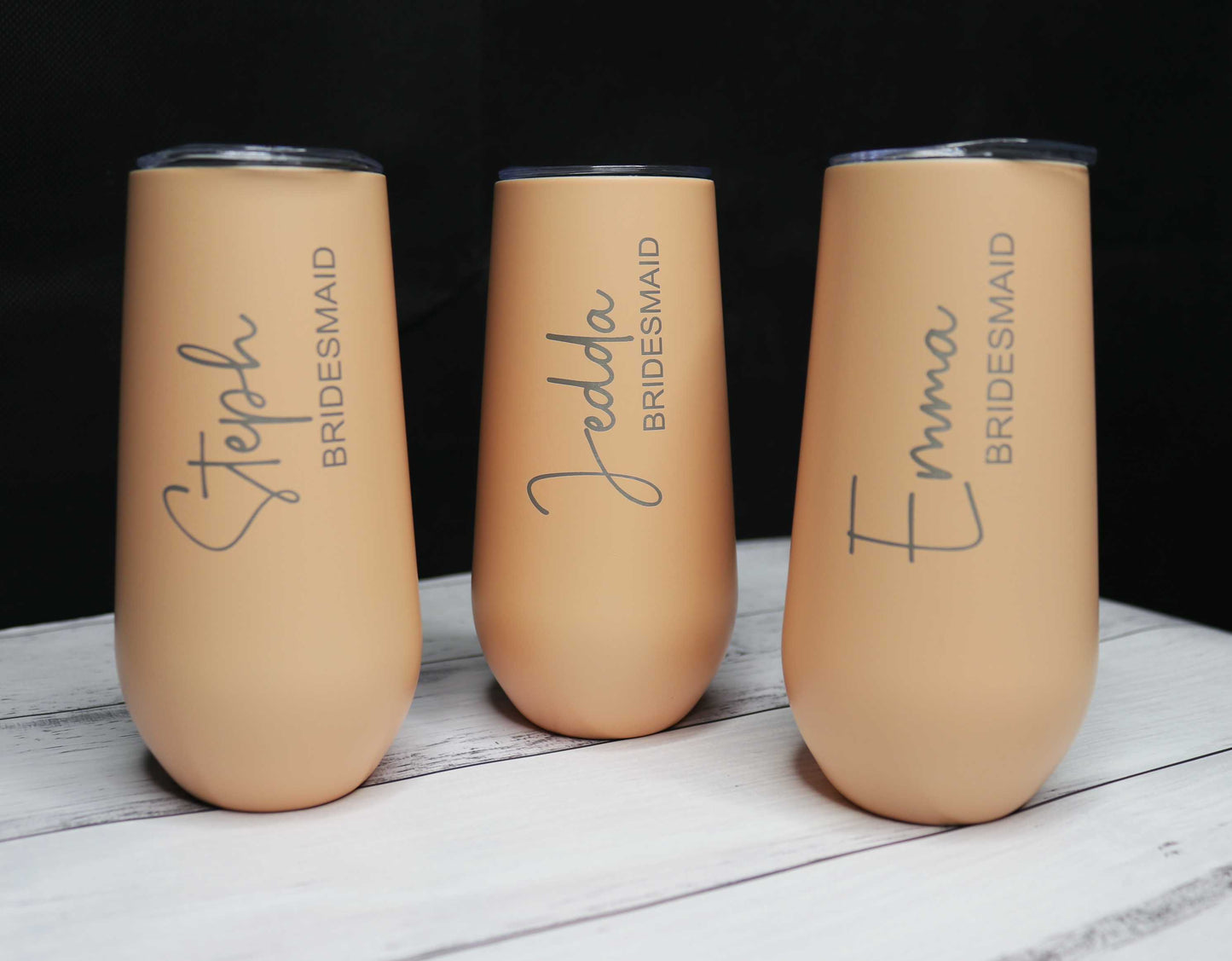 Personalised 6oz Champagne Tumbler