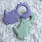 Silicone Baby Teether - Dinosaur