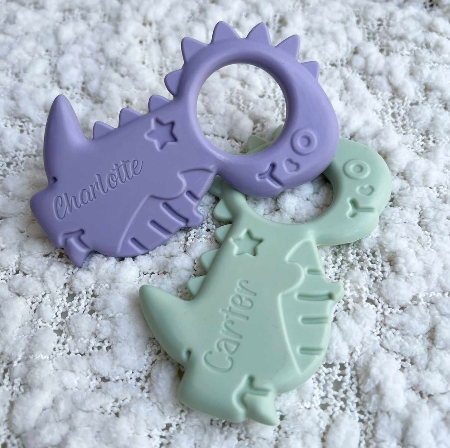 Silicone Baby Teether - Dinosaur