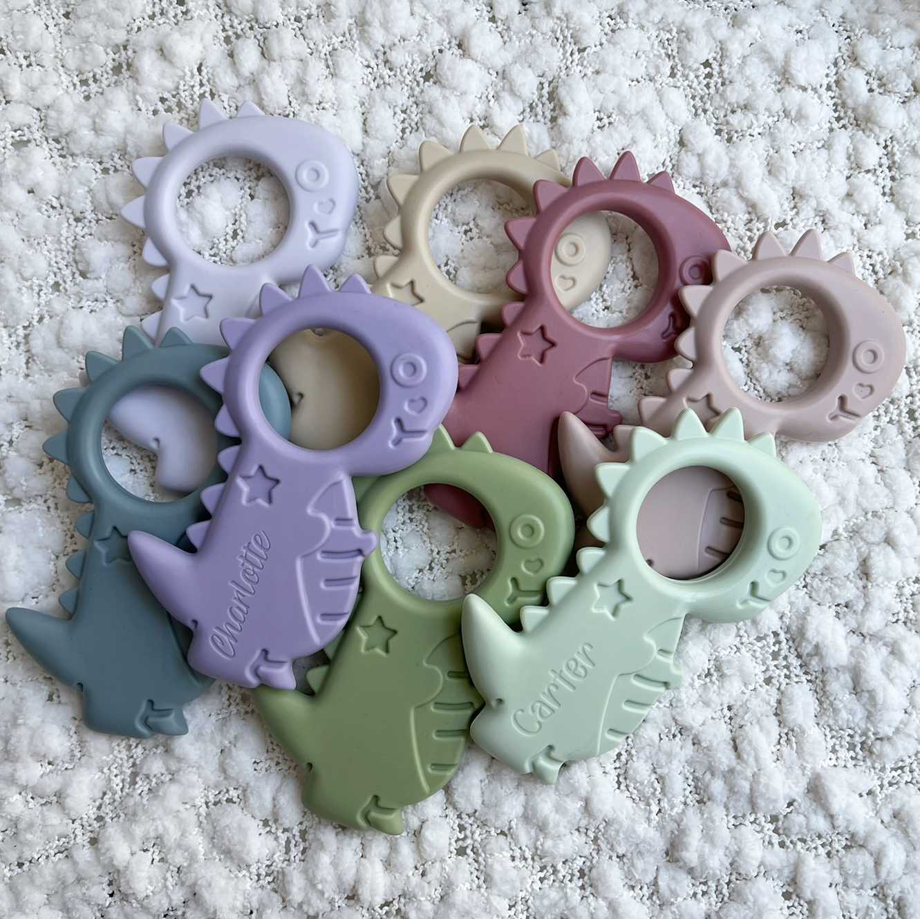Silicone Baby Teether - Dinosaur