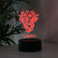 Personalised Night Light - Highland Cow