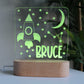 Kids Night Light with Space Design and Personalised 
