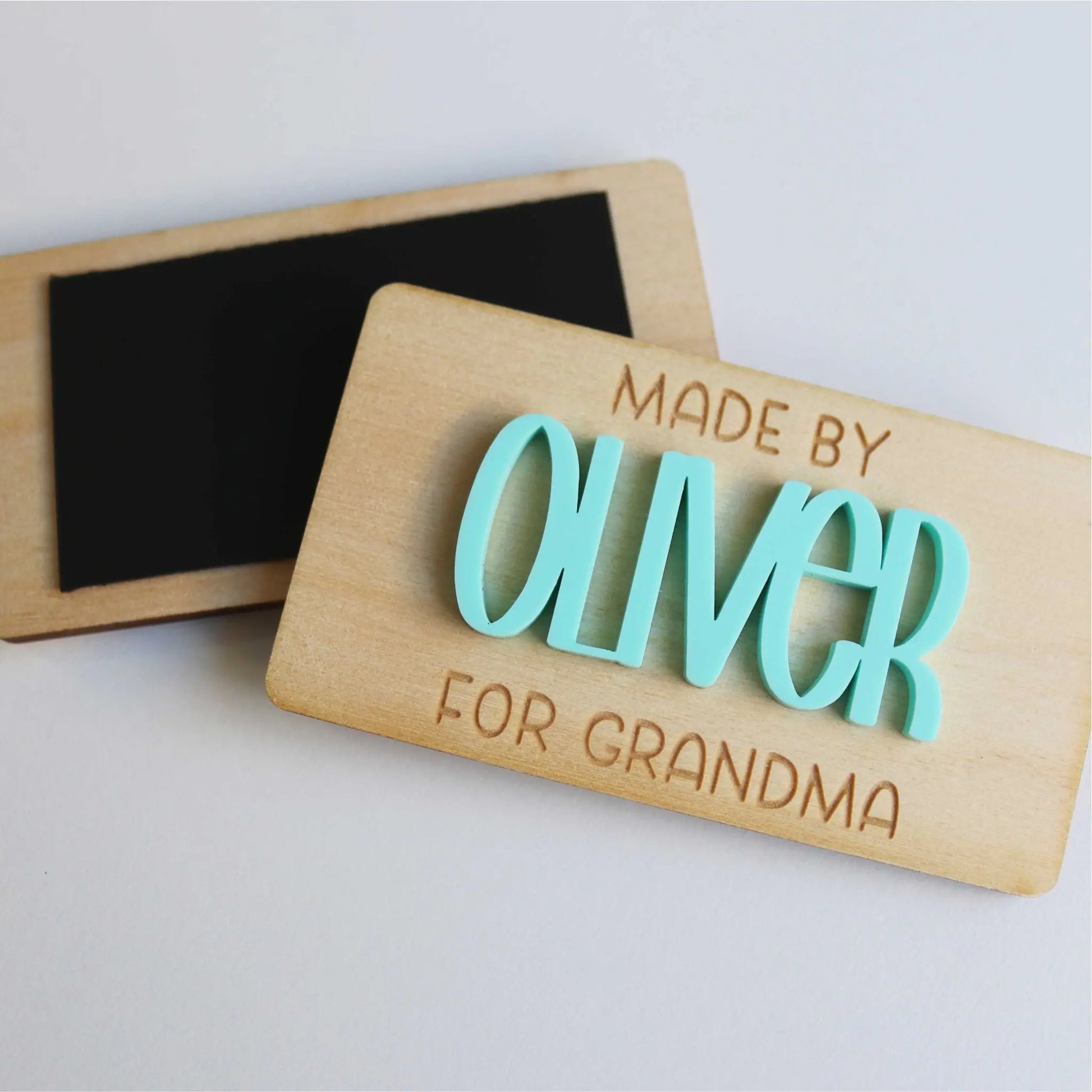 custom fridge magnet with acrylic name 