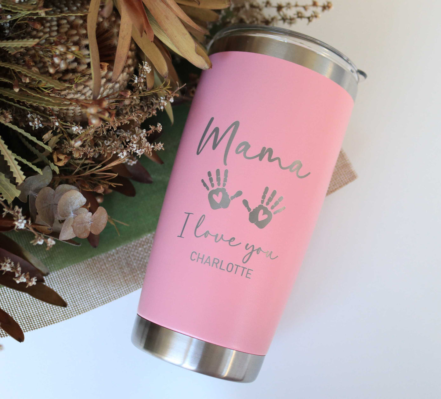 Coffee Tumbler - Handprints