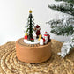 Personalised Wooden Christmas Train Musical Carousel