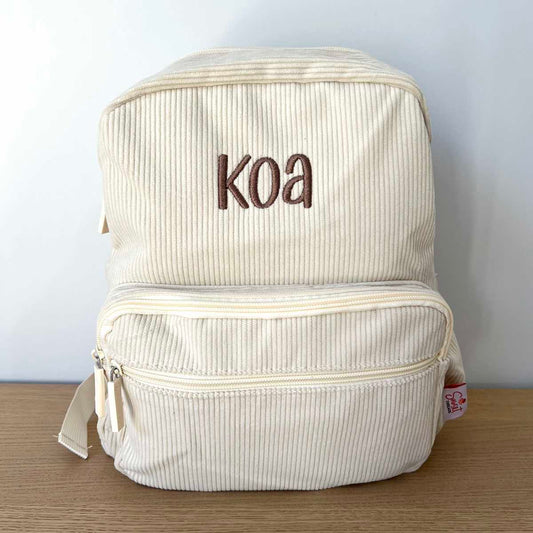 Custom Personalised Small Kids Backpack with Name Embroidery