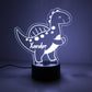 Personalised Dinosaur Kids Night Light
