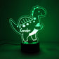 Personalised Dinosaur Kids Night Light