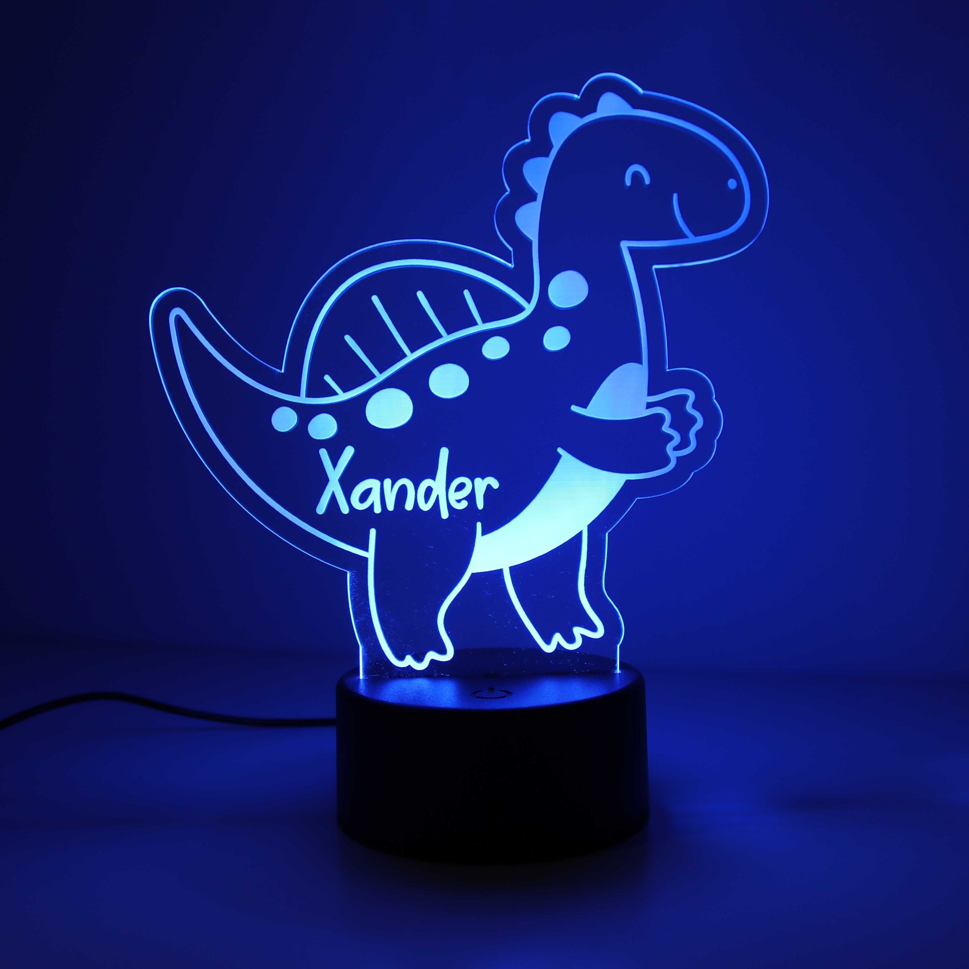 Personalised Dinosaur Kids Night Light