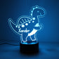 Personalised Dinosaur Kids Night Light