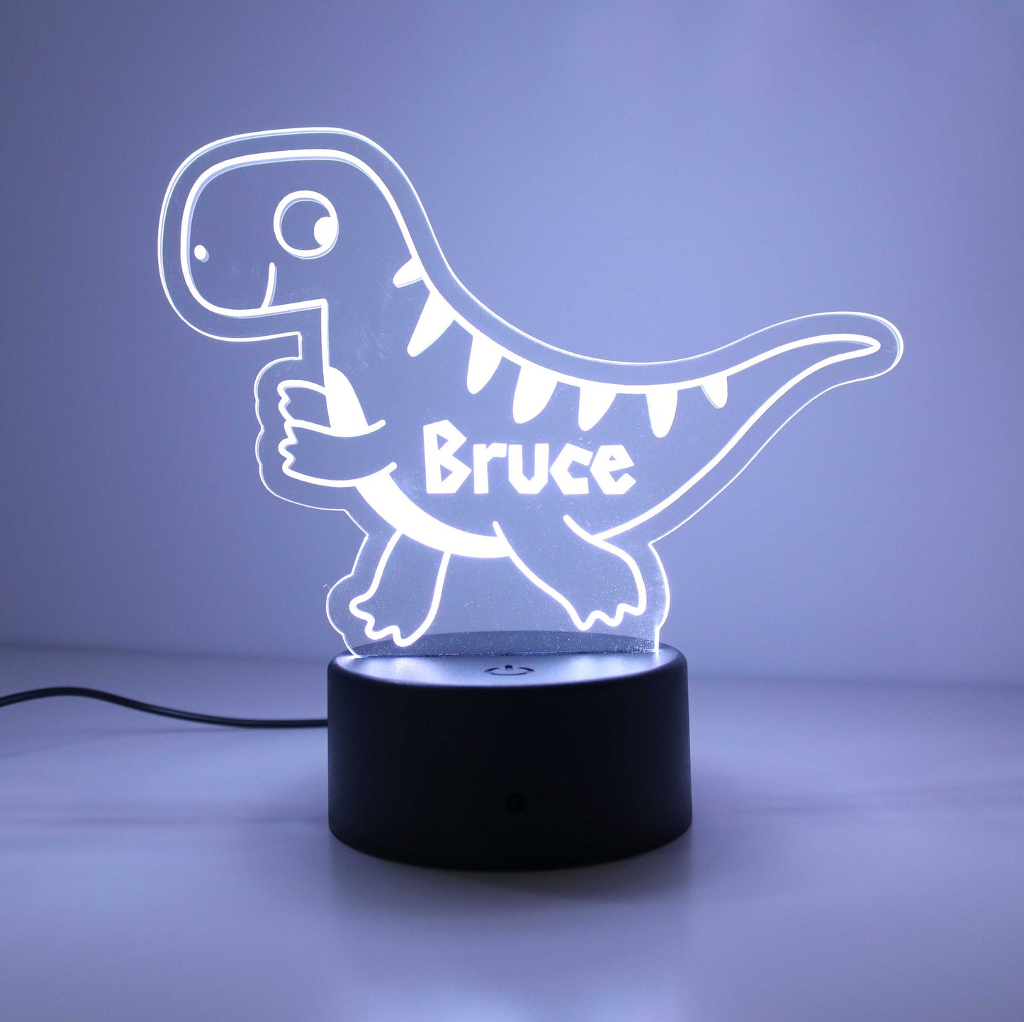Personalised Dinosaur Kids Night Light