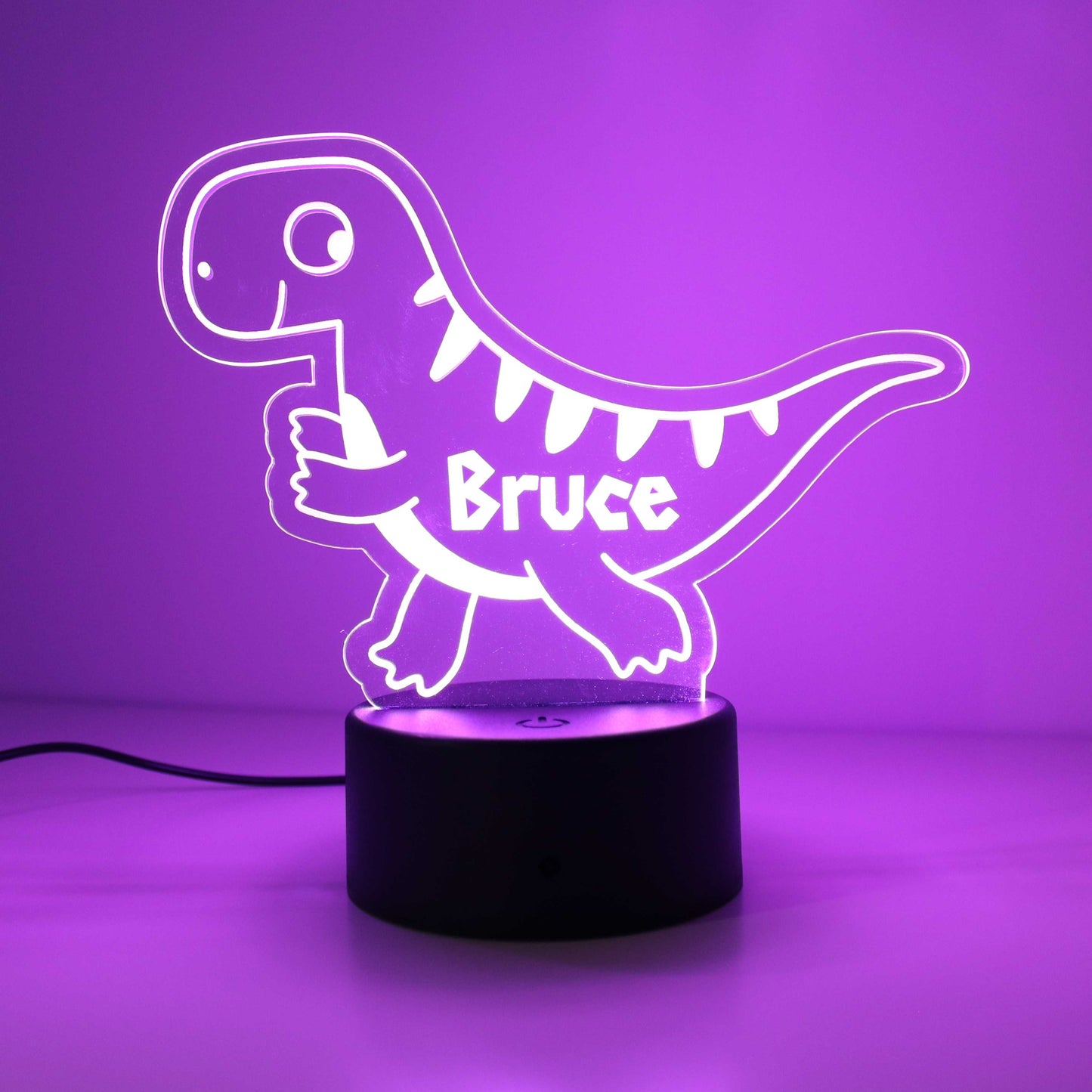 Personalised Dinosaur Kids Night Light