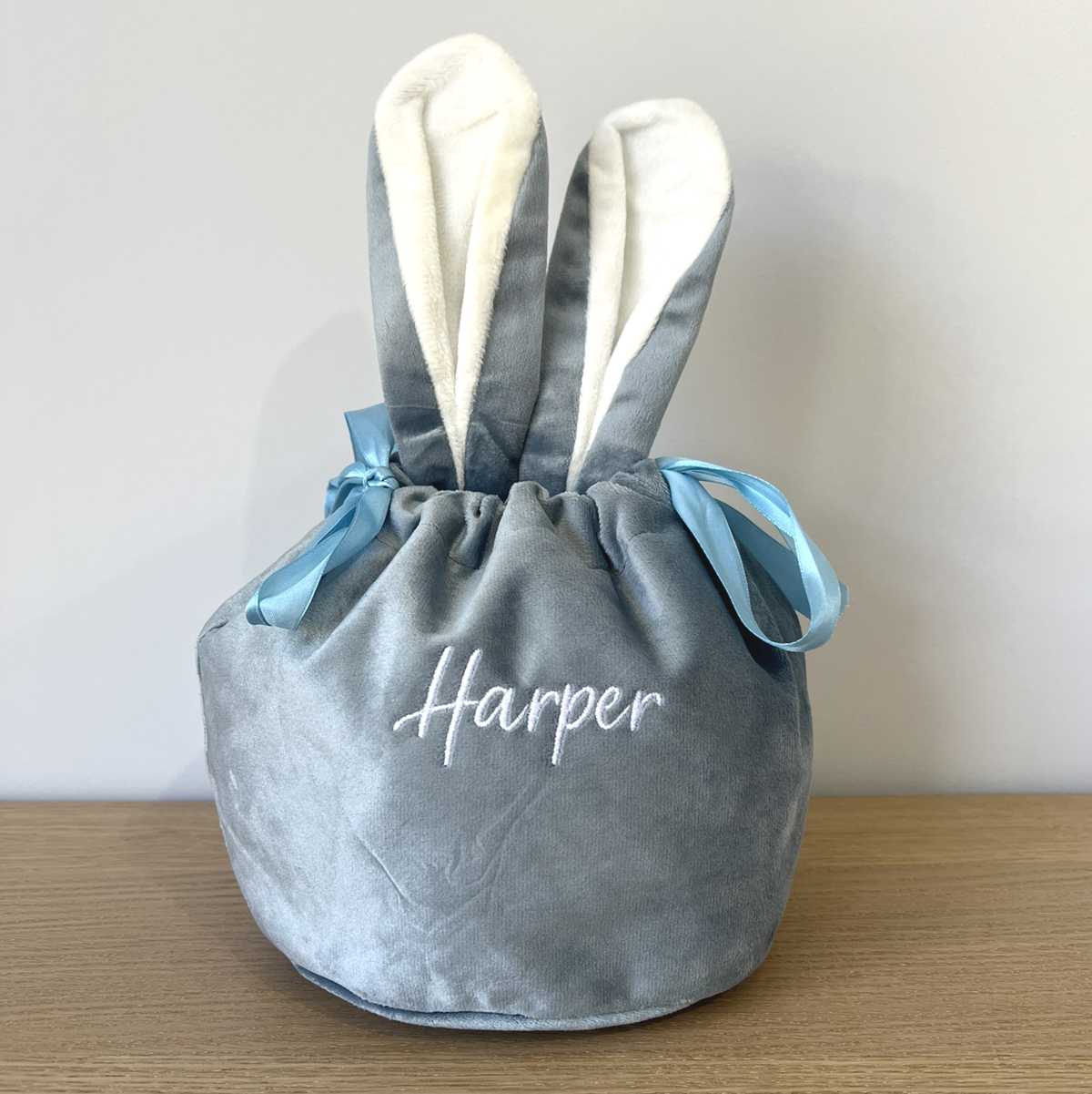 Personalised Easter Bunny Bag - Blue