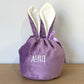 Personalised Easter Bunny Bag - Purple