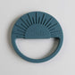 Personalised Silicone Sun Teether in Ocean for Jude