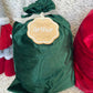 Green Velvet Santa Sack