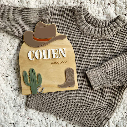 Western Baby Name Announcement
