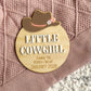 Western Pregnancy Announcement Cowgirl