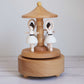 Personalised Wooden Ballerina Musical Carousel