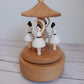 Personalised Wooden Ballerina Musical Carousel