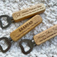 Personalised Wooden Bottle Opener for Father's Day Gift