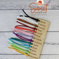 Personalised wooden affirmation plaque colour options
