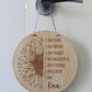 Wooden Affirmation Plaque