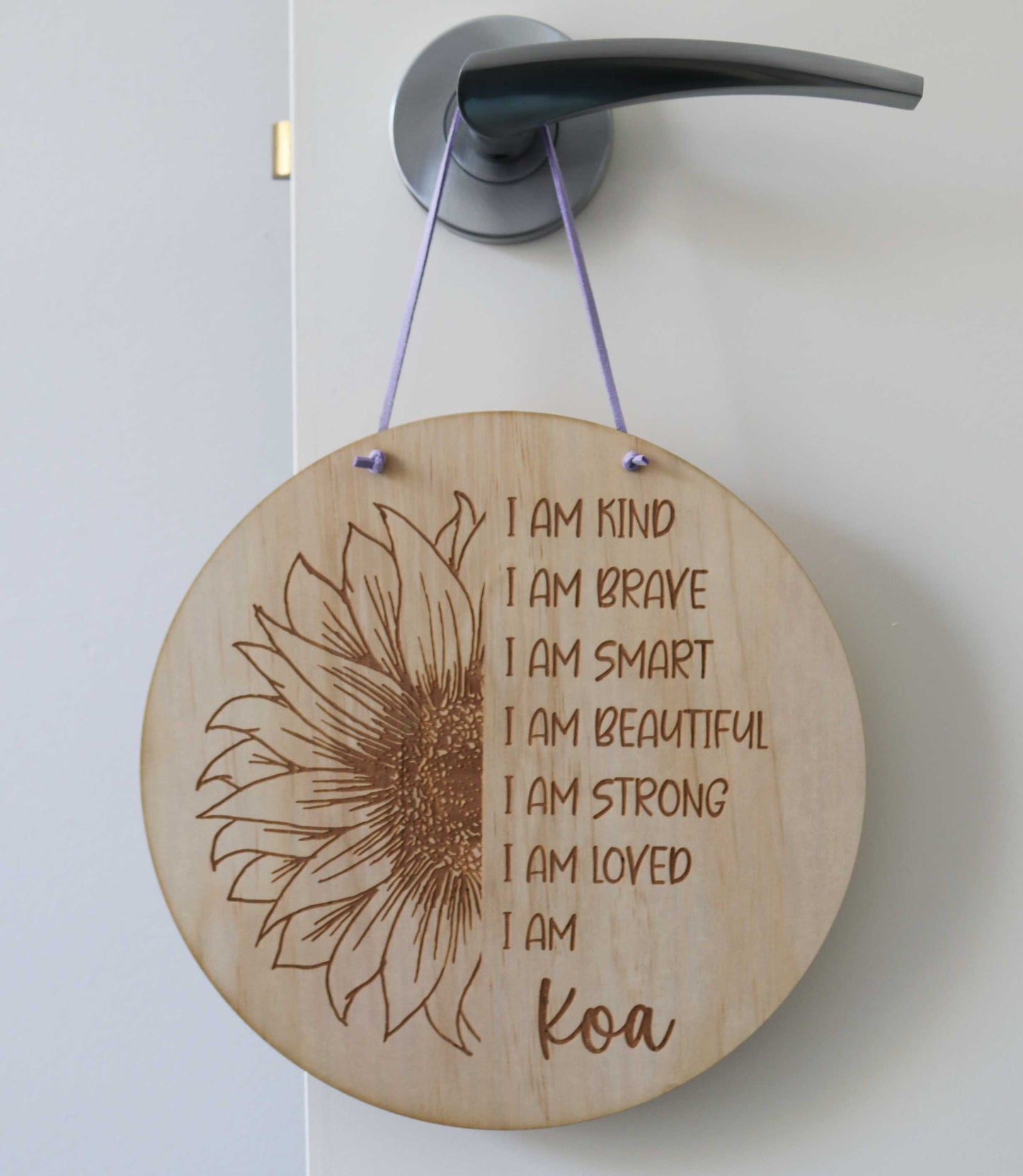 Wooden Affirmation Plaque