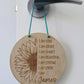 Children’s room decor with affirmation quote plaque

