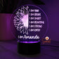Personalised Night Light - Affirmation