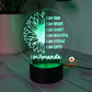 Personalised Night Light - Affirmation