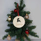 Wooden Personalised Christmas Bauble - Script