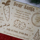 Dear Santa Plate