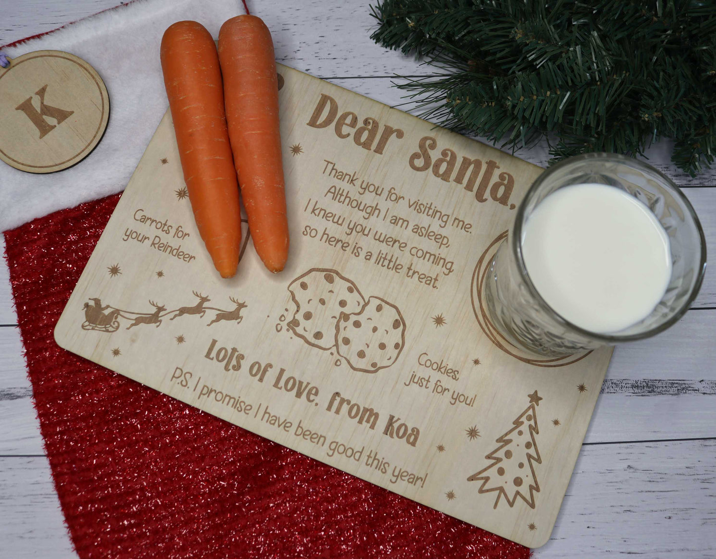 Dear Santa Plate